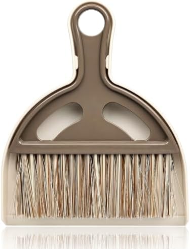 Small Mini Hand Broom and Dustpan - Mini and Hand Broom and Dustpan Set for Cat Litter, Kitchen