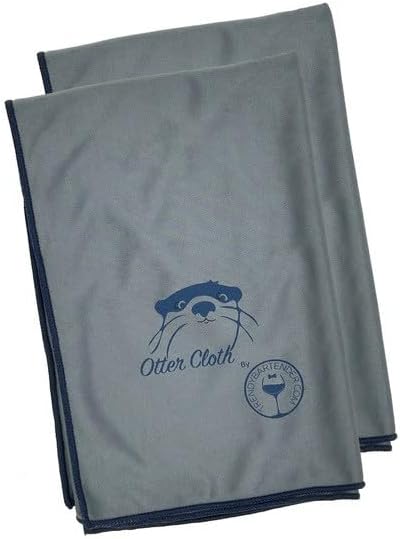 Trendy Bartender Toast to Perfection Microfiber Glass Polishing Lint-Free Cloth for Spotless Shine