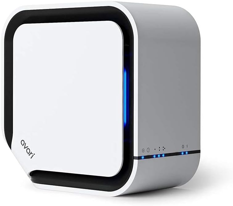 Avari QB 3-Stage Personal Air Purifier made in Korea with Electrostatic Charged Filter, Charcoal