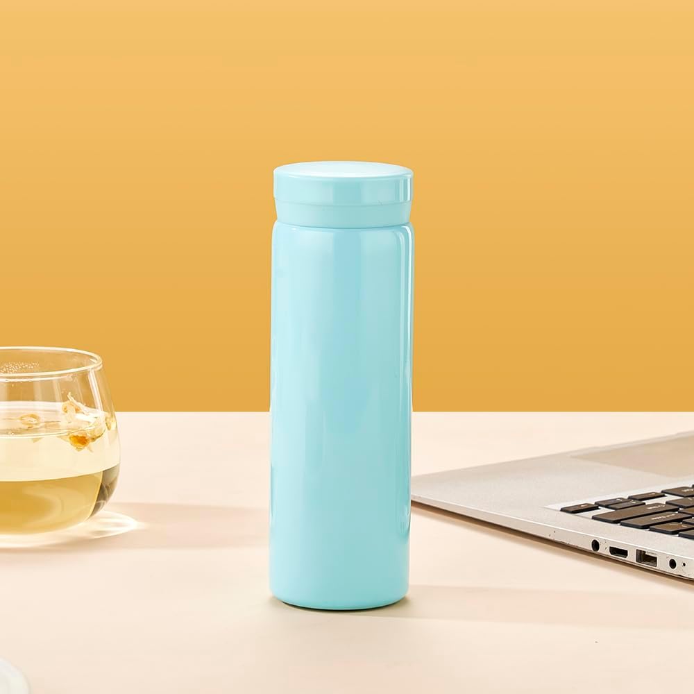 10oz Mini Water Bottle Stainless Steel Thermos Small Flask - Insulated Vacuum, Leak Proof, Keeps