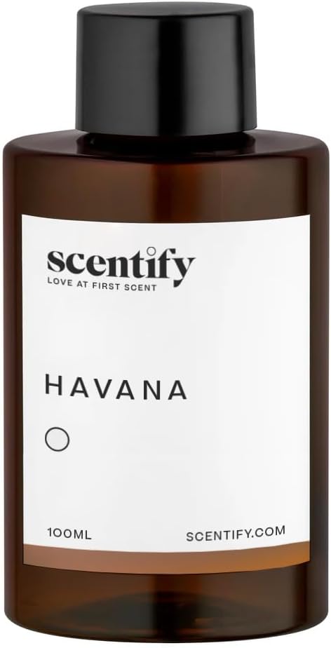 Scentify Havana Aroma Oil Refill Scent for Oil Diffusers - Oak Moss, Rum, Paprika, Mahogany Scents