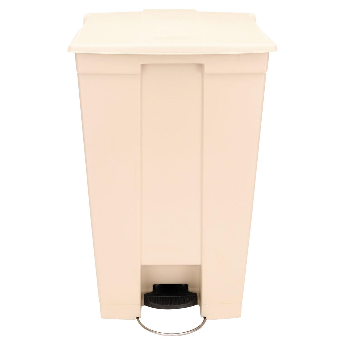 Rubbermaid Commercial Products Legacy Step-On Plastic Trash Can/Container, 23-Gallon, Beige