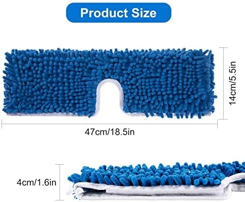2 Pack Thicken Mop Refills Head Compatible for O Ceda Dual Action Flip System, Microfiber Mop Head