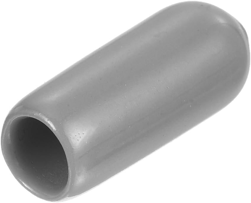 uxcell 20pcs Rubber End Caps Protective Caps 4.5mm ID Vinyl PVC Round Tube Bolt Cap Cover Screw
