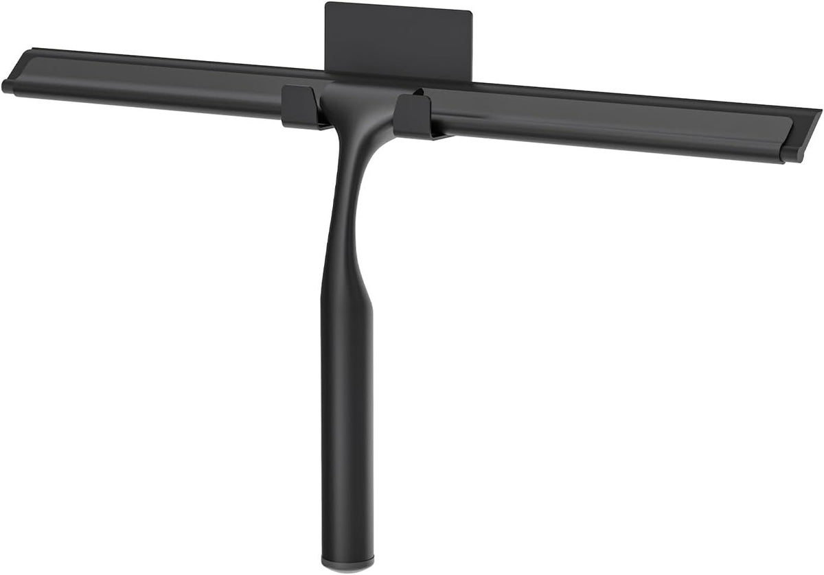 Shower Squeegee for Glass Doors, Shower Squeegee for Tile Shower Walls, Stainless Steel Squeegee