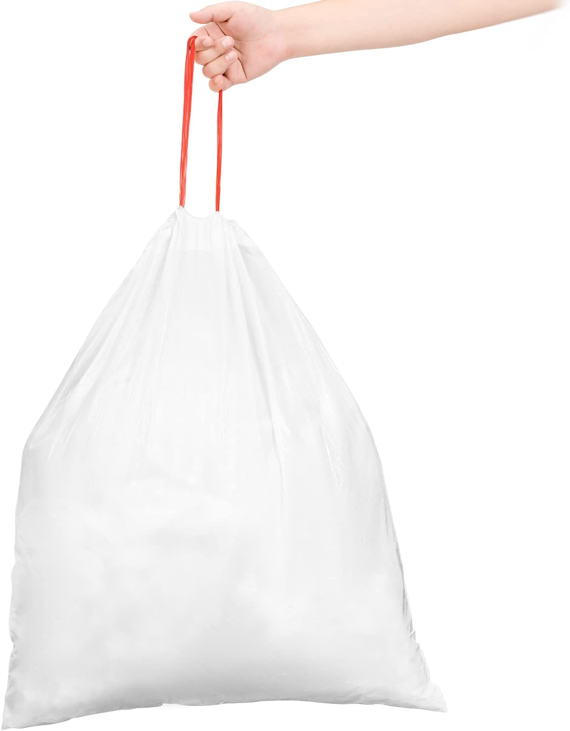 Small Trash Bag 4 Gallon Drawstring Garbage Bags For Small Trash Cans 2-4 Gallon, Office kitchen