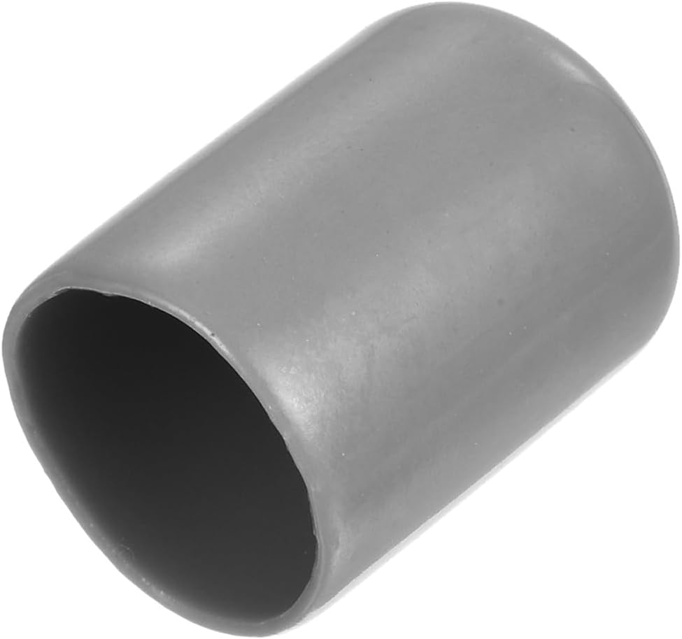 uxcell 20pcs Rubber End Caps Protective Caps 18mm ID Vinyl PVC Round Tube Bolt Cap Cover Screw