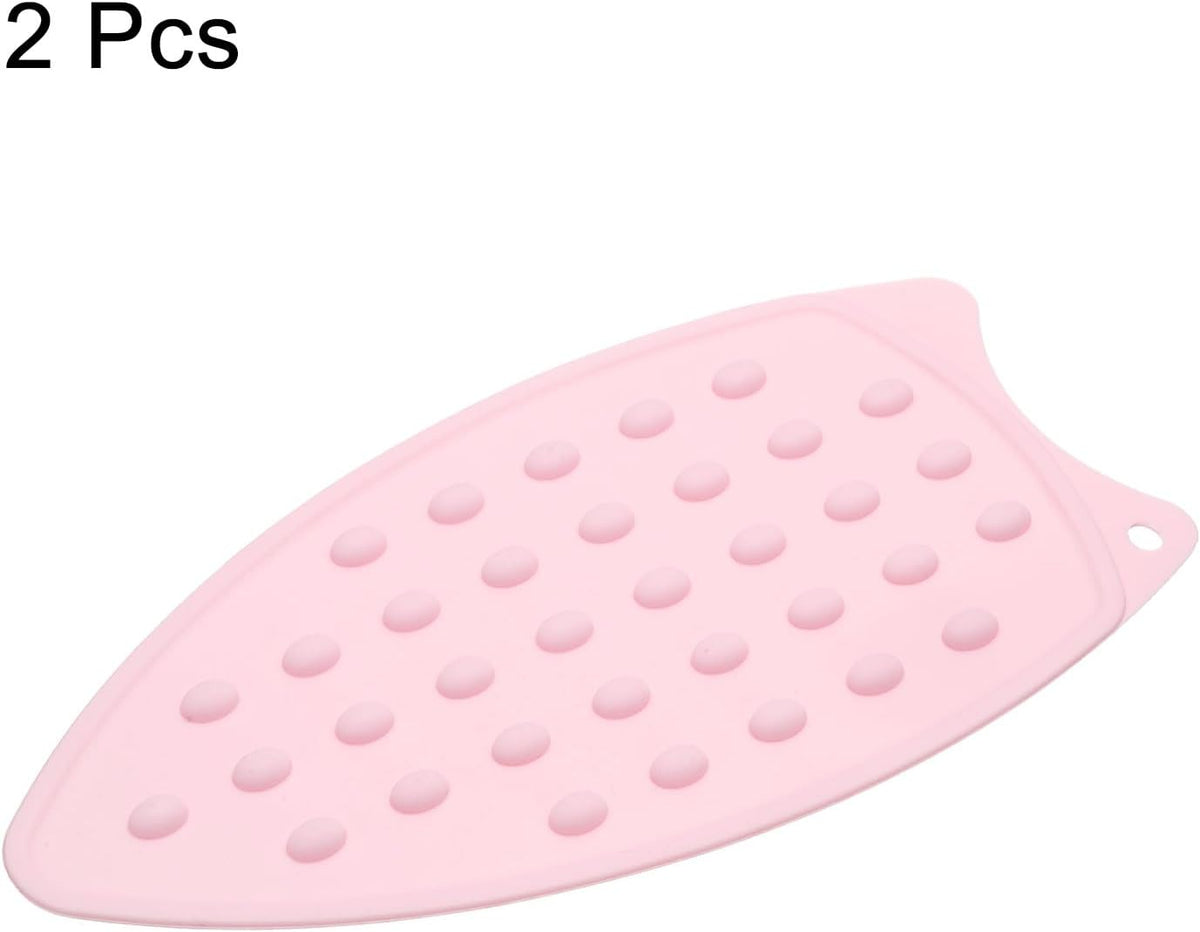 HARFINGTON 2pcs Silicone Iron Rest Pad, Multipurpose Iron Hot Resistant Mat Iron Rest Plate for