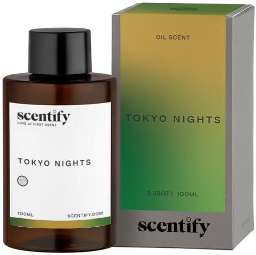 Scentify Tokyo Nights Aroma Oil Refill Scent for Oil Diffusers Luxurious Relaxing Aromatherapy