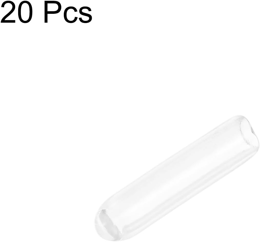 uxcell 20pcs Rubber End Caps Protective Caps 2.5mm ID Vinyl PVC Round Tube Bolt Cap Cover Screw