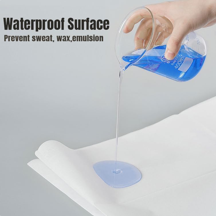 100 PCS Disposable Massage Table Sheets Spa Bed Covers 71"x31" -Non Woven Fabric Waterproof