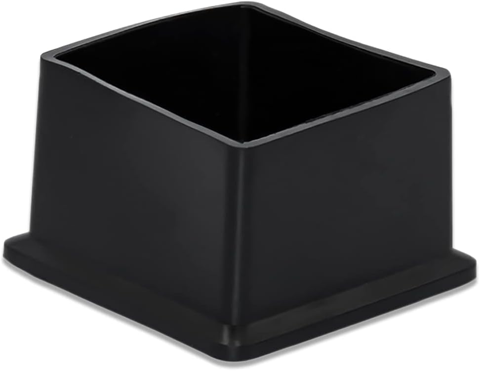 Flyshop Flexible Anti-Scratch PVC Patio Chair Table Leg Caps Tips Floor Protectors Square Furniture