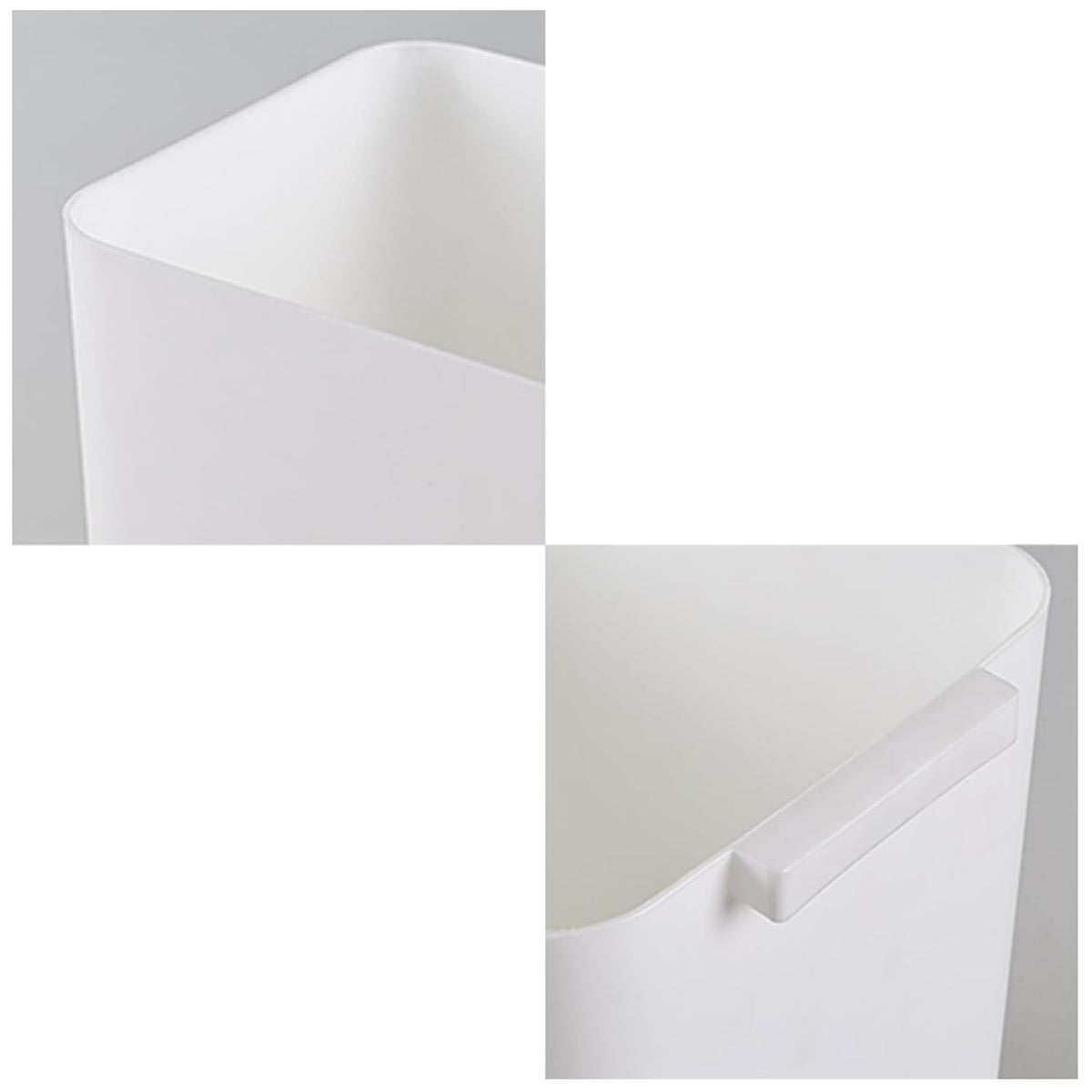 Zopnny 3-Pack 4.5 Gallon Plastic Small Trash Can Wastebasket, Slim Waste Basket for Bathroom