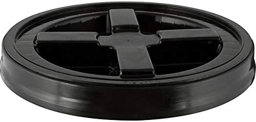 House Naturals 5 Gallon Buckets pails with Screw on Airtight Black Lids - Food Grade - BPA Free