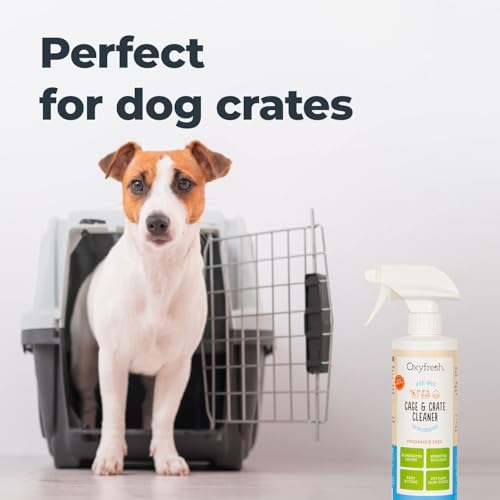 Oxyfresh Premium Crate & Cage Cleaner – Professional Dog Crate & Small Animal & Bird Cage Odor