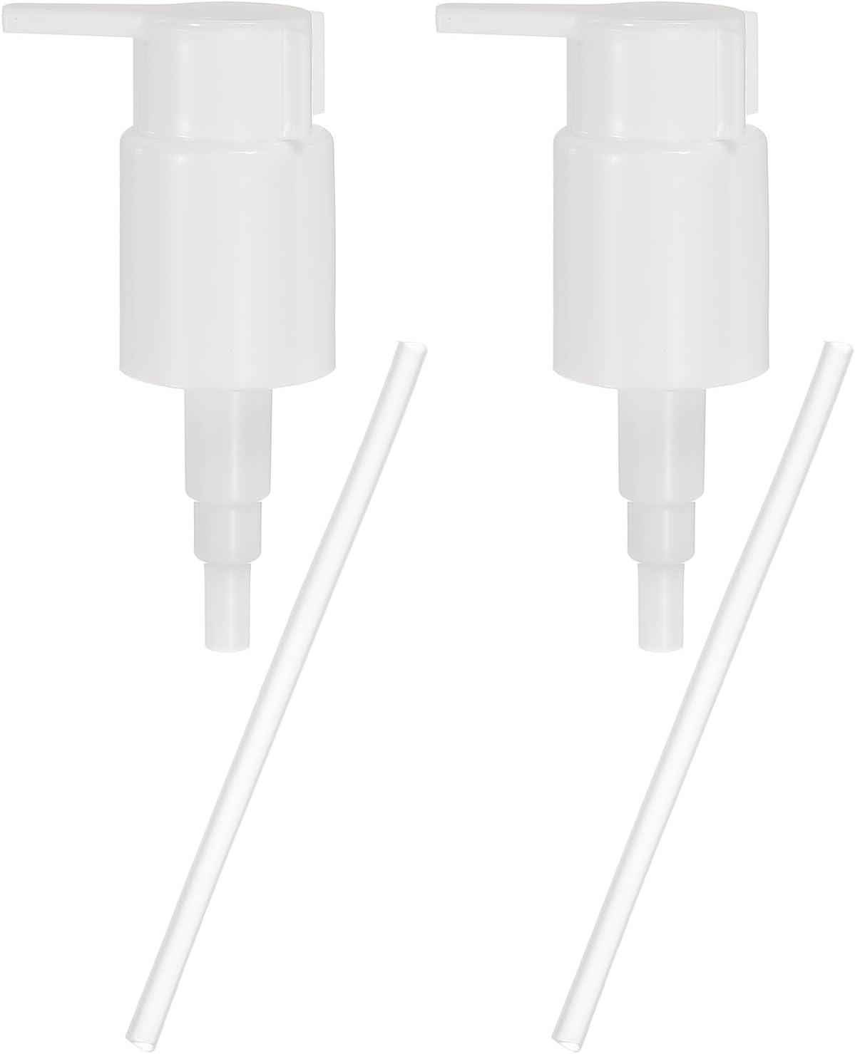 uxcell 2 Pcs Soap Dispenser Pump Heads, Hand Soap Dispensers Top Pumps Replacement Clip-on Pumphead