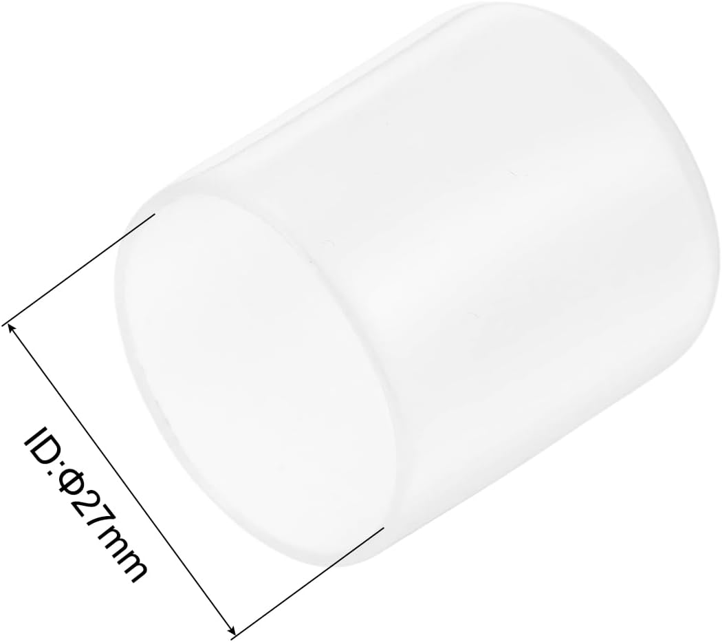 uxcell 20pcs Rubber End Caps Protective Caps 27mm(1 Inch) ID Vinyl PVC Round Tube Bolt Cap Cover