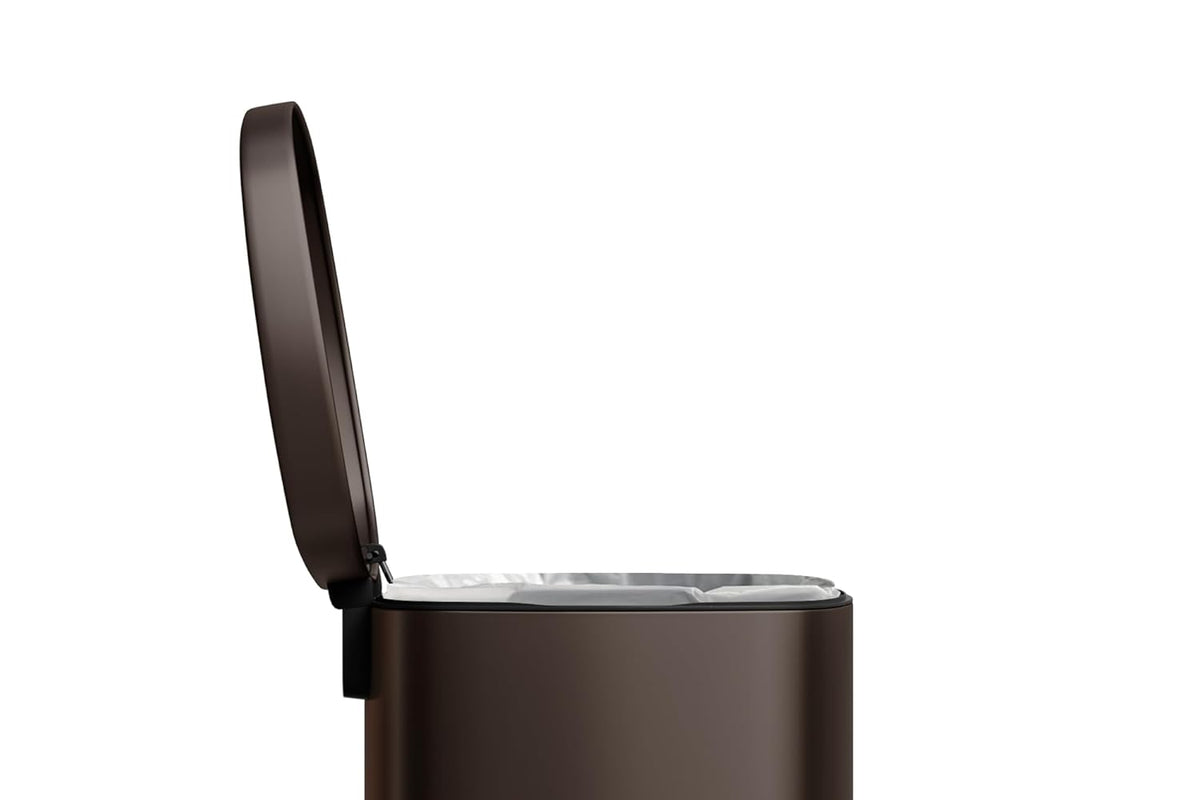 Garvee 13 Gal (50L) and 2.6 Gal (10L) Metal Trash Can Combo Set, Rustproof Garbage Can with Lid