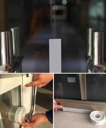 Black Weather Stripping for Window Doors Self Adhesive Weatherstrips 16 Feet Door Sweep – Wind