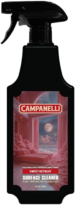 CAMPANELLI Multi-Purpose Surface Cleaner for Kitchen, Bathroom, Hard Surfaces - Plant-Powered