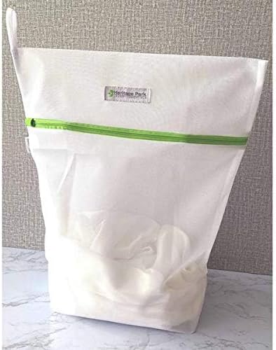 Heritage Park Fine Mesh Laundry Bags - Micro Mesh for Safely Washing Delicates - Gusseted Bottom