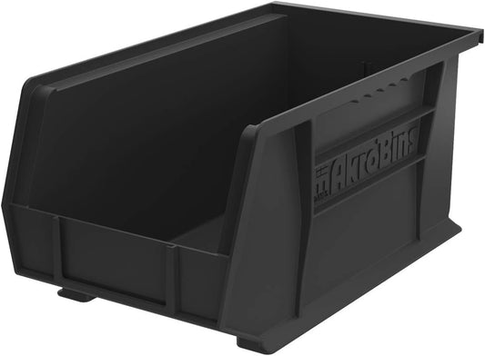 Akro-Mils 30240 AkroBins Plastic Storage Bins, Space-Saving Stackable Bins for Garage, Pantry