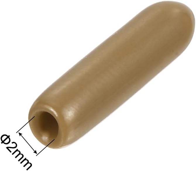 uxcell 20pcs Rubber End Caps 2mm ID Vinyl PVC Round Tube Bolt Cap Cover Screw Thread Protectors