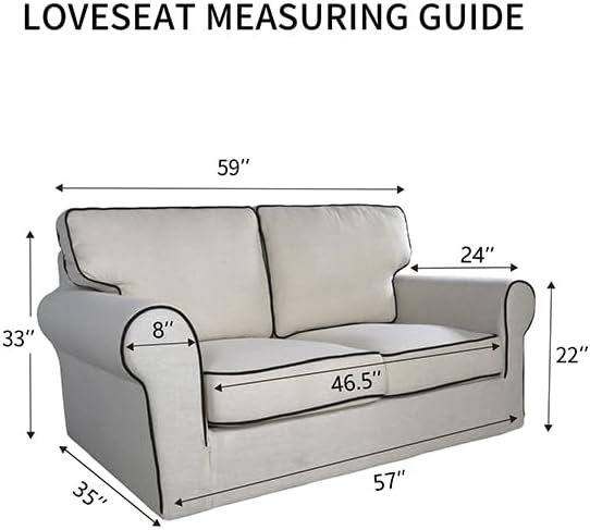 PureFit Reversible Quilted Sofa Cover, Water Resistant Slipcover Furniture Protector, Washable