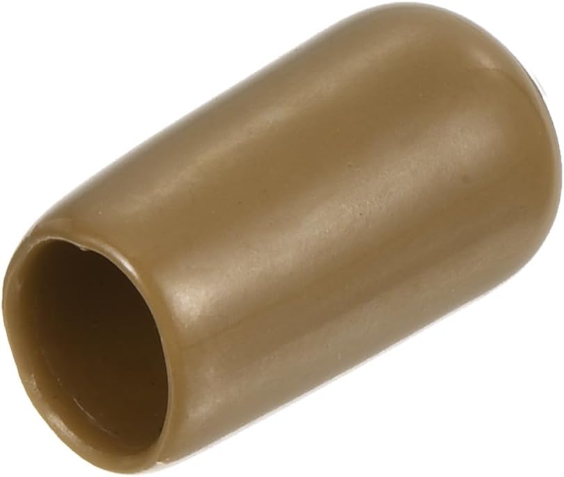uxcell 20pcs Rubber End Caps 8mm(5/16") ID Vinyl PVC Round Tube Bolt Cap Cover Screw Thread