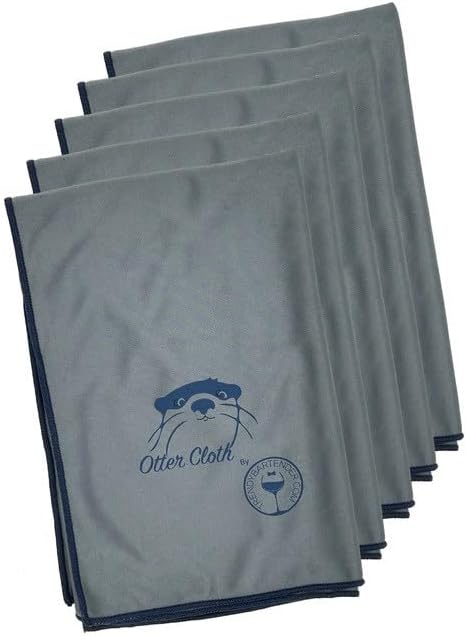 Trendy Bartender Toast to Perfection Microfiber Glass Polishing Lint-Free Cloth for Spotless Shine