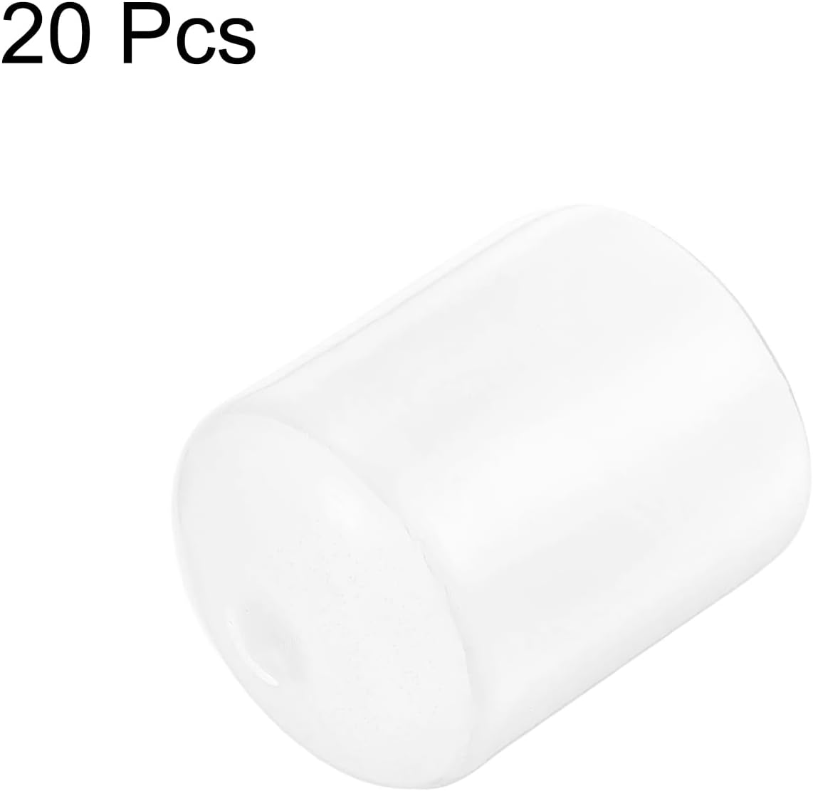 uxcell 20pcs Rubber End Caps Protective Caps 26mm(1 Inch) ID Vinyl PVC Round Tube Bolt Cap Cover