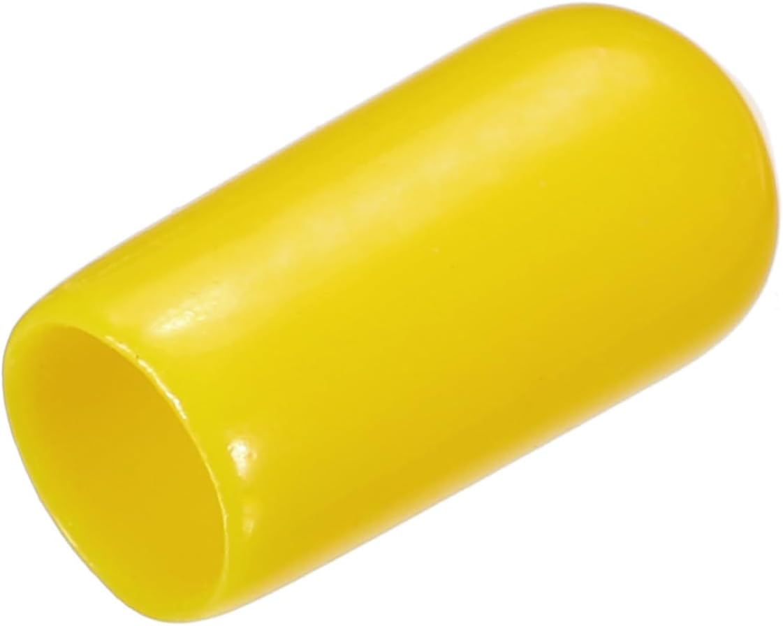 uxcell 20pcs Rubber End Caps 6mm(1/4") ID Vinyl PVC Round Tube Bolt Cap Cover Screw Thread