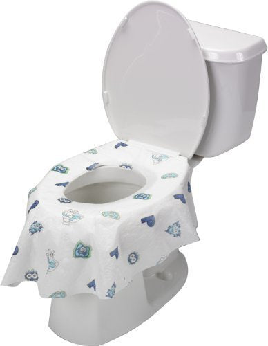 Disposable Toilet Seat Covers for Kids & Adults (6 Pack) - Germ Protect from Public Toilets