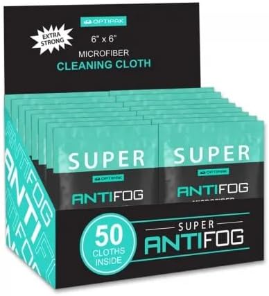 Anti Fog Microfiber Cleaning Cloth for Glasses | Individually Wrapped Microfiber Lens Cleaning