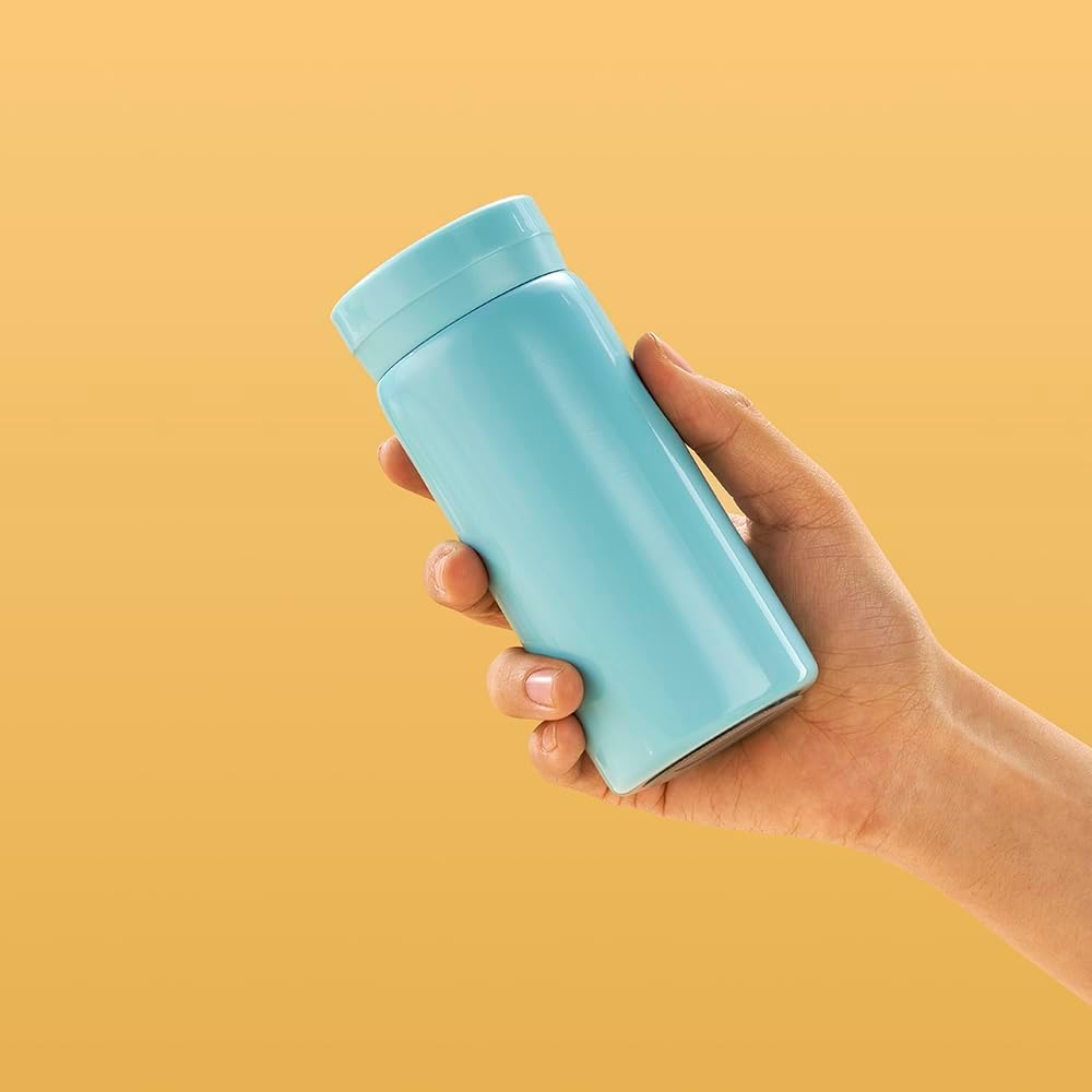 Mini Thermos Cute Water Bottle - 7 oz Tiny Insulated Vacuum 18/10 Stainless Steel Small Flask