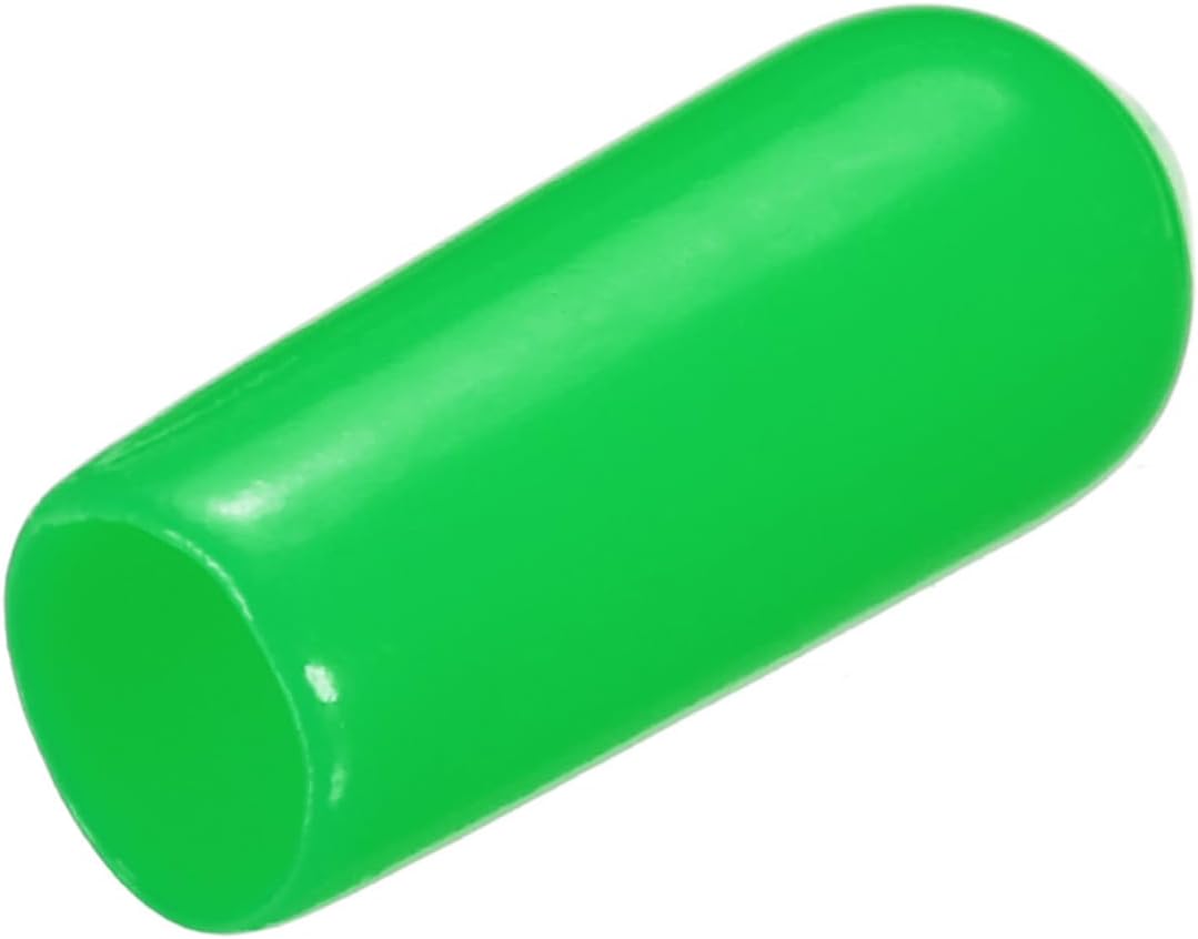 uxcell 20pcs Rubber End Caps 5mm(3/16") ID Vinyl PVC Round Tube Bolt Cap Cover Screw Thread