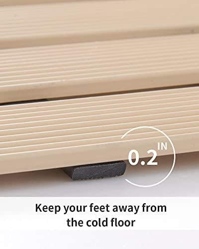 Shower-Mat Non Slip, PADOOR Heavy Duty Bathtub-Mat Curlable Quick Drain Sturdy Bath Tub Mat Without