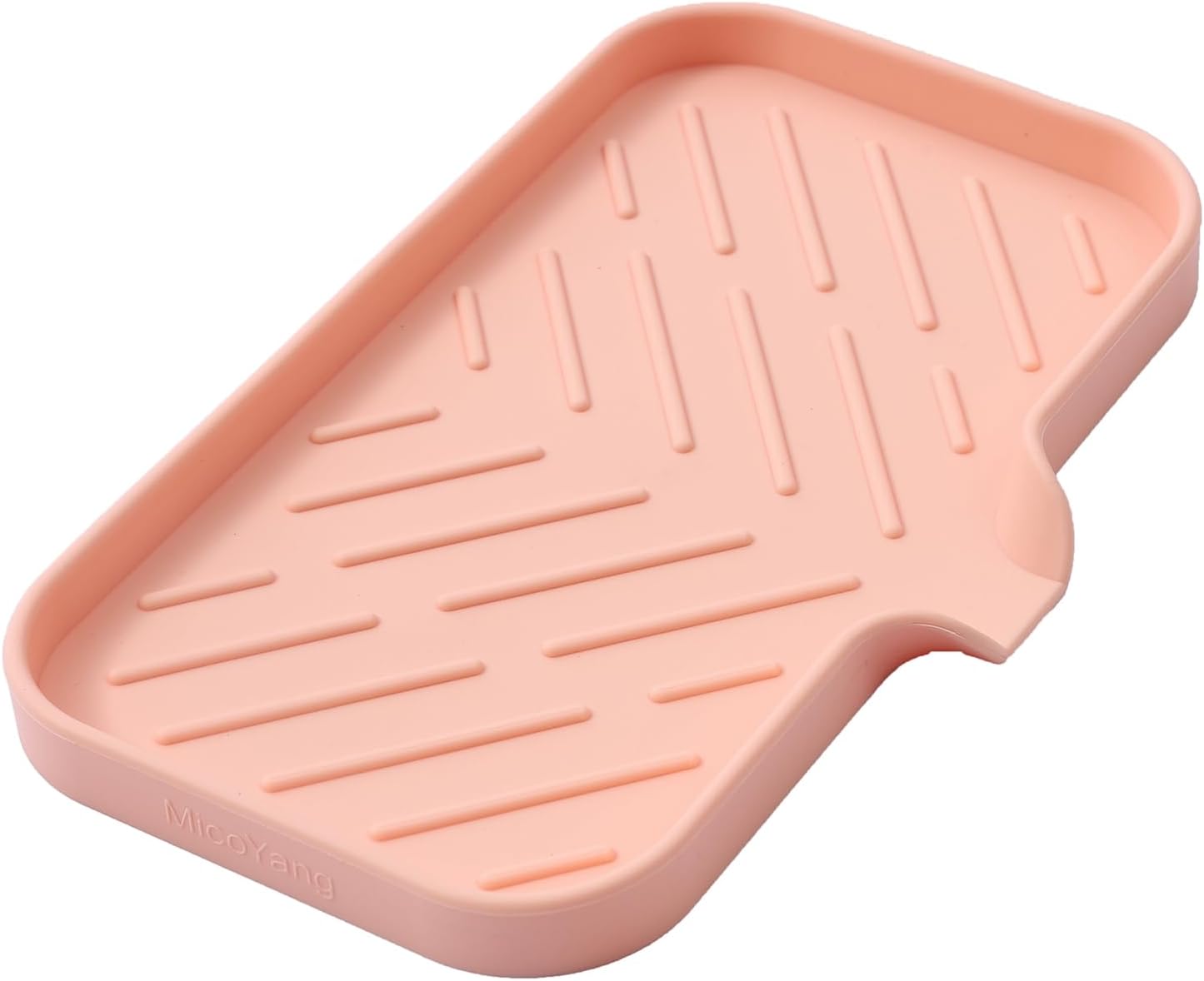Silicone Bathroom Soap Dishes with Drain Spout-Bathroom and Kitchen Sink Organizer,Sponge