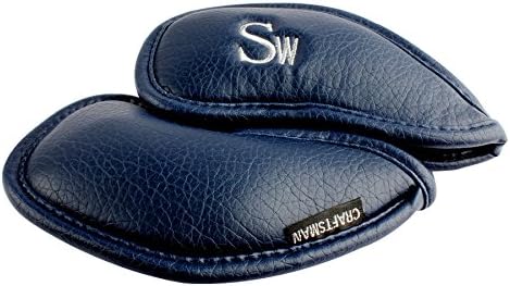 CRAFTSMAN GOLF 12pcs or 1pc Thick Synthetic Leather Golf Iron Head Covers Set Headcover Fit All