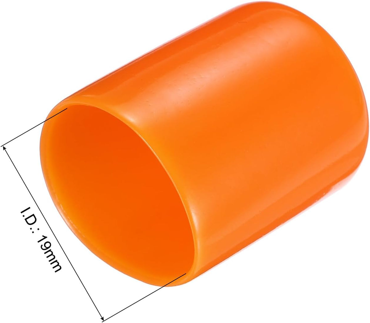 uxcell 20pcs Rubber End Caps 19mm(3/4") ID Vinyl PVC Round Tube Bolt Cap Cover Screw Thread