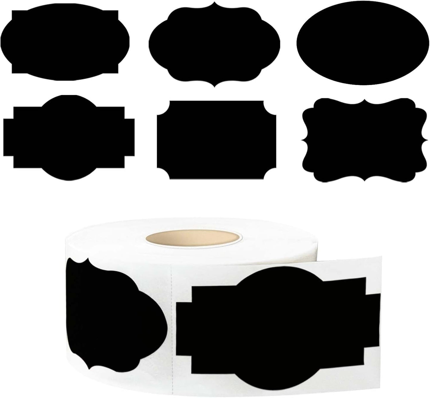 350 PCS Gift Tags Stickers Name Labels Stickers,2" x 1.2" Fancy Shape Stickers Self-Adhesive