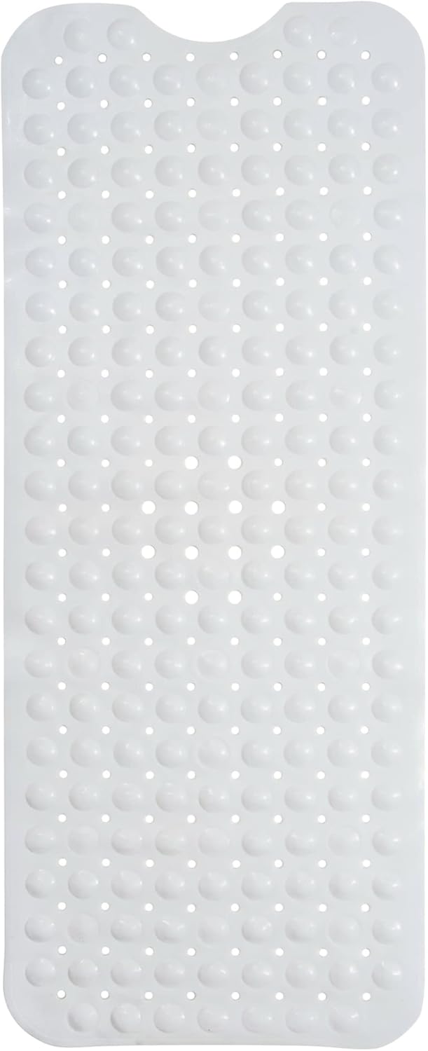 ENKOSI Bath Mat – 40 x 16 Inch Non-Slip Shower Mat for Bath Tub & Shower with Strong Suction Cups