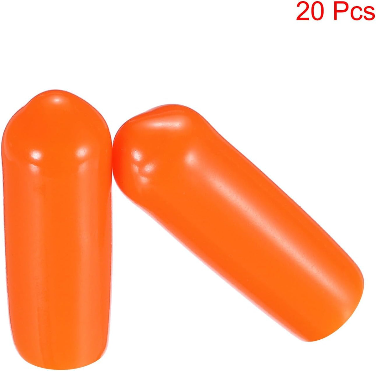 uxcell 20pcs Rubber End Caps 5mm(3/16") ID Vinyl PVC Round Tube Bolt Cap Cover Screw Thread