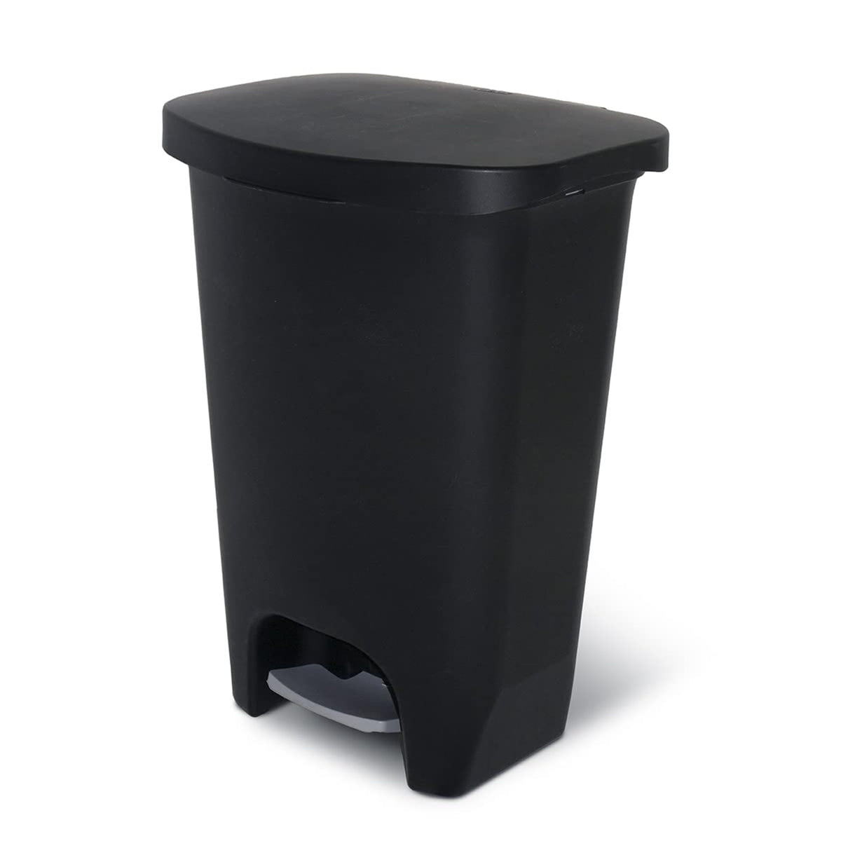 Glad Trash Can with Clorox Odor Protection | Plastic Bin, 13 Gal, Black