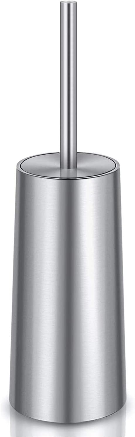 Toilet Brush and Holder, Toilet Brush 304 Stainless Steel, Toilet Bowl Brush for Bathroom