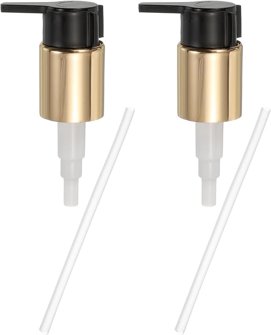 uxcell 2 Pcs Soap Dispenser Pump Heads, Hand Soap Dispensers Top Pumps Replacement Clip-on Pumphead