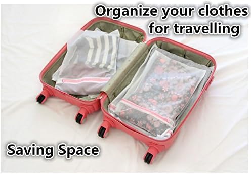 Mesh Laundry Bag, Kasiria 5 Pcs Washing Bags- for Laundry,Blouse, Hosiery, Stocking, Underwear, Bra