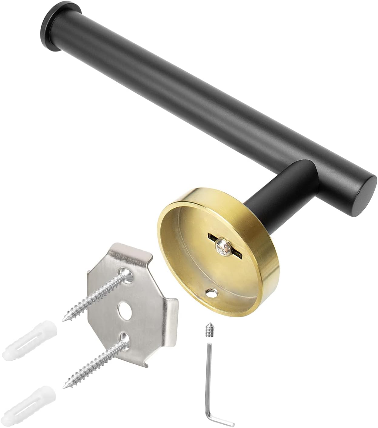 NearMoon Bathroom Toilet Paper Holder, Premium SUS304 Stainless Steel Rustproof Wall Mounted Toilet