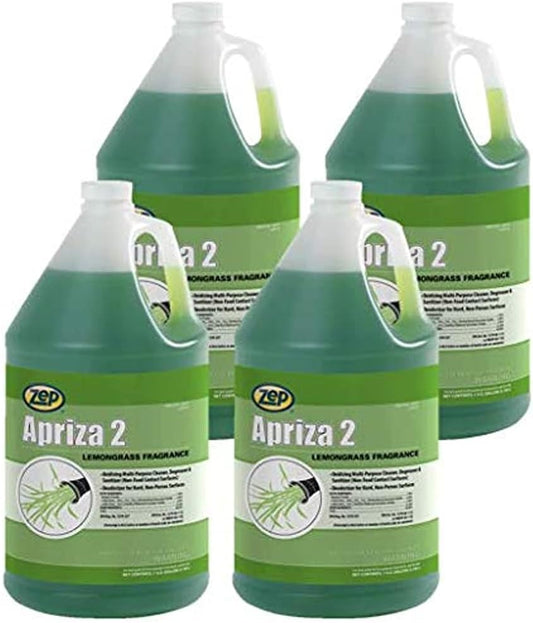 Zep Apriza 2 Multi-Purpose Cleaner - 1 Gallon (Case of 4) 125124 - Oxidizing, Degreaser