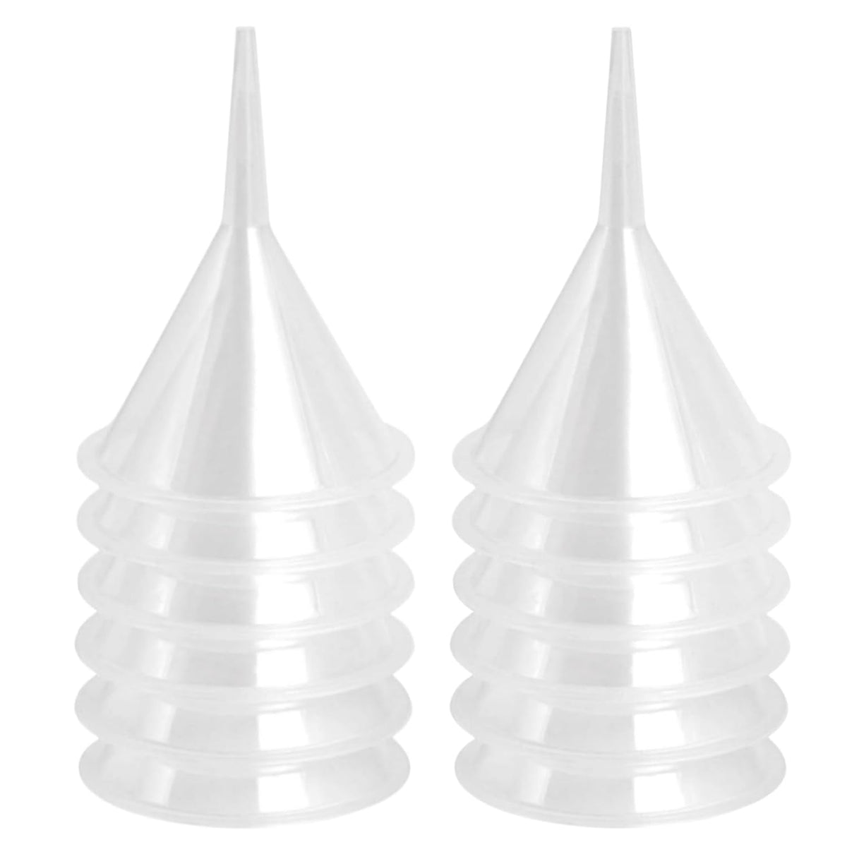 12 Pcs Small Funnel & Mini Funnel 1.57" Opening, 0.1" Narrow Tip for Essential Oils, Perfumes
